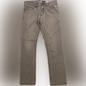 Volcom Vorta jeans, size 32, color gray